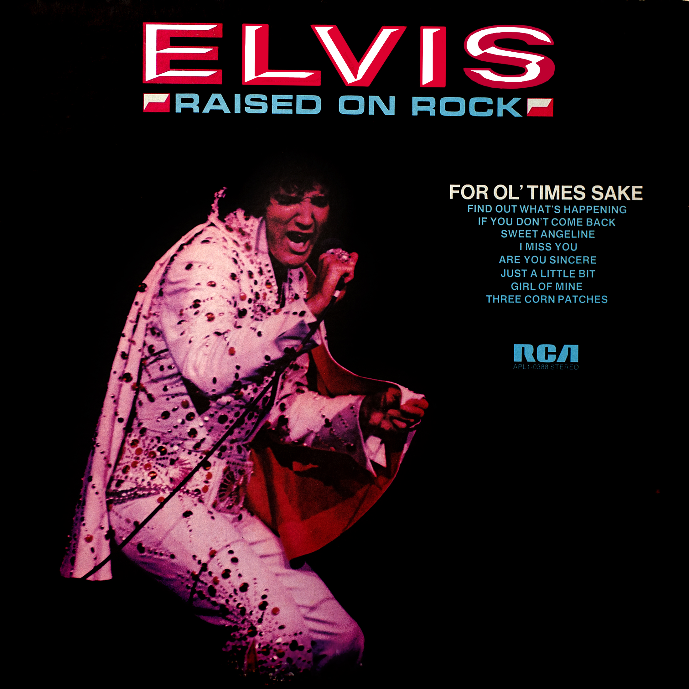 Elvis Presley  Raised On Rock : LP Front